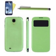 New Flip PU Leather Case Cover Smart Wake View For SAMSUNG GALAXY S4 S IV i9500