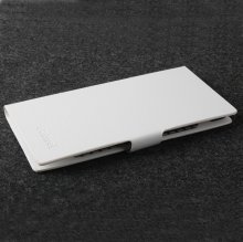 Fashion Leather Flip Case Cover for NEO M1 Smartphone White