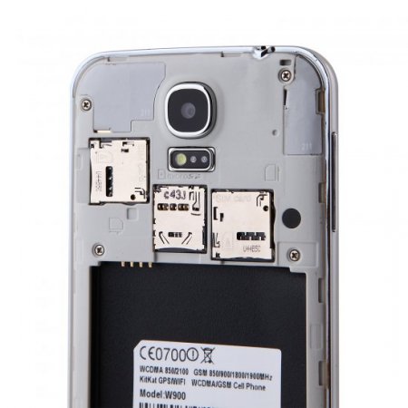 W9000 Smartphone Android 4.2 MTK6582 5.0 Inch 1GB 4GB Gesture Sensing 3G White