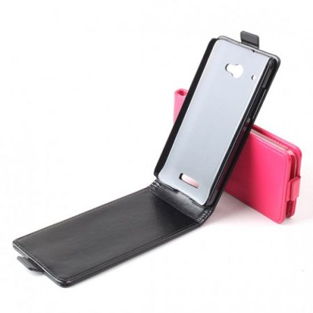 Fashion Leather Flip Case Cover for HTC X920D Smartphone 3-color