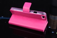 Flip Leather Cover Stand Case for Zopo C2 ZP980 Smartphone Rose