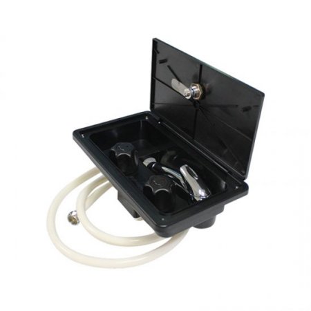 External Shower Hot And Cold Shower Nozzle For RV Trailer Camper Shower With Lock Box