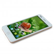 Elephone P6i Smartphone Android 4.4 MTK6582 5.0 Inch QHD Screen OTG White+Gold