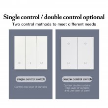 Tuya WiFi Smart Curtain Switch,Motorized Roller Blinds Shutter Switch,app remote control,Support Tmall Genie/Alexa/GoogleHome