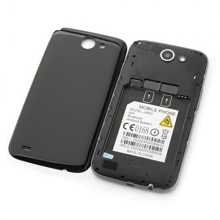 Tengda J9500 Smartphone Android 4.0 MTK6517 Dual Core 5.0 Inch 3.0MP Camera- Black