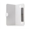 Fashion Leather Flip Case Cover for DOOGEE MINT DG330 Smartphone White