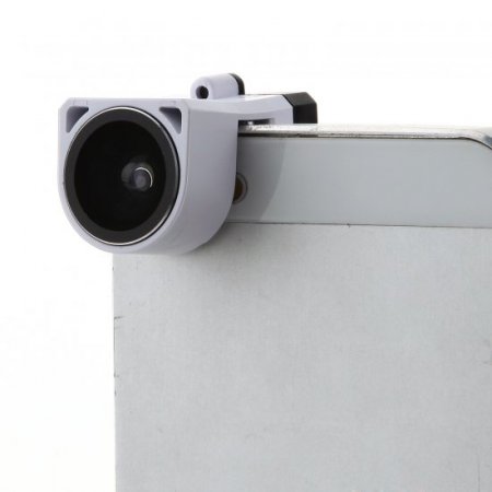 Mini 3-in-1 Photo Lens for iPhone 6/ 6 Plus White+ Black