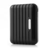 Lumen Stone Line 12000mAh Dual USB Power Bank with Flashlight Black