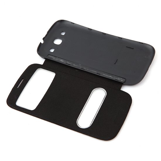 Protective Flip Cover For GALAXYS III Smartphone Black
