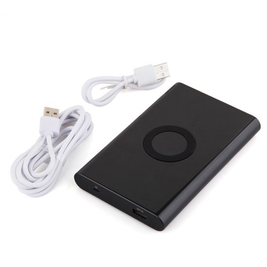 5.2inch Wireless Charging Power Bank for Smart Phones Black