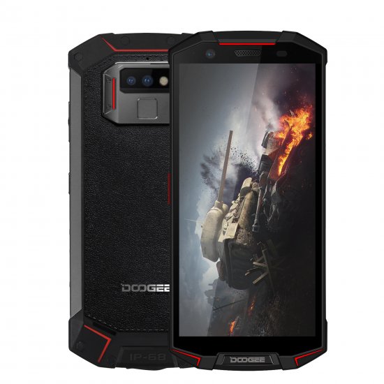 DOOGEE S70 6GB RAM 64GB ROM Helio P23 MTK6763T 2.5GHz Octa Core 5.99 Inch IPS Corning Gorilla Glass 4 FHD+ Screen Dual Camera IP68 IP69K Waterproof Android 8.1 4G LTE Smartphone