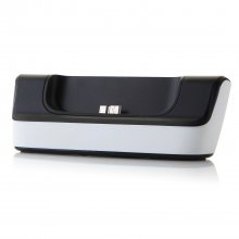 2-In-1 Dock Station Charger For Samsung Galaxy S5 i9600 G900 Smartphone White