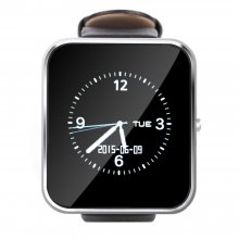 Zeblaze Rover Smart Watch Toughened OGS Panel MTK2501 BT Premium Leather Strap Silver