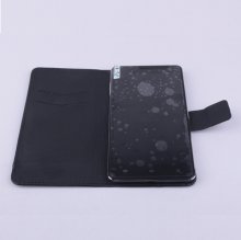 Flip Leather Cover Stand Case for ECOO E02 Pro Shinning Smartphone Black