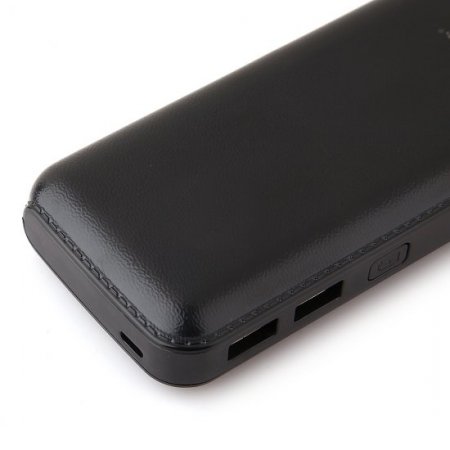 Cager B16 12000mAh Dual USB Power Bank for iPhone iPad Smartphone Black