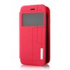 Fashion Protective Flip Cover Case For iPhone 6 Smartphone Red