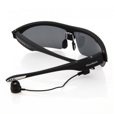 Gonbes K2 Voice Control Wireless Bluetooth Stereo Headset Smart Glasses Sunglasses