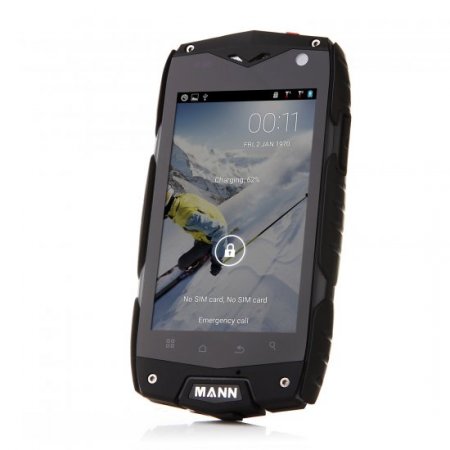 MANN ZUG 3 Smartphone IP68 Android 4.3 Qualcomm MSM8212 Quad Core 4.0 Inch 3G GPS Black