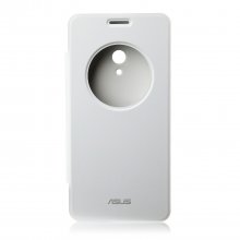 Original S-View Flip Cover Case Leather Case for Zenfone 5 Smartphone White