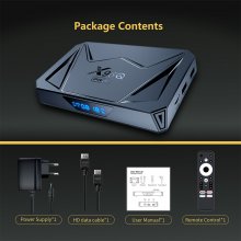 Android 14.0 IPTV Box Octa-core ARM Cortex A55 Allwinner H728 BT5.0 2.4G-5.8G Wifi 8K Smart TV Box