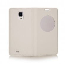 Original Protective Case S-View Flip Cover for DOOGEE Iron Bone DG750 Smartphone White