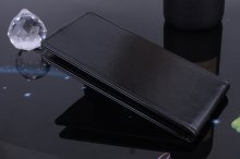 Leather Flip Cover Stand Case for DOOGEE DG900 Smartphone Black