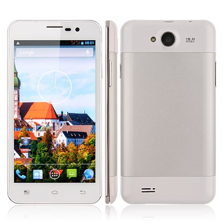 F6770 Smartphone Android 4.2 MTK6589 Quad Core 1G 4G 5.0 Inch HD Screen 13.0MP Camera- White
