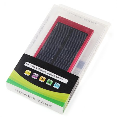 13800mAh Dual-USB Solar Charger Power Bank 3-color