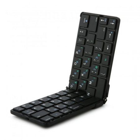 Flyshark iLepo 360 Foldable Metal Ultra-thin Bluetooth Keyboard Remote Camera Black