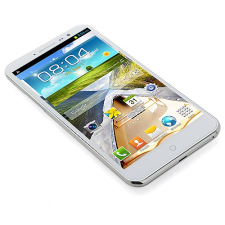 T9700 Smartphone Android 4.2 MTK6589 Quad Core 6.0 Inch 1GB 16GB HD Screen 3G GPS -White