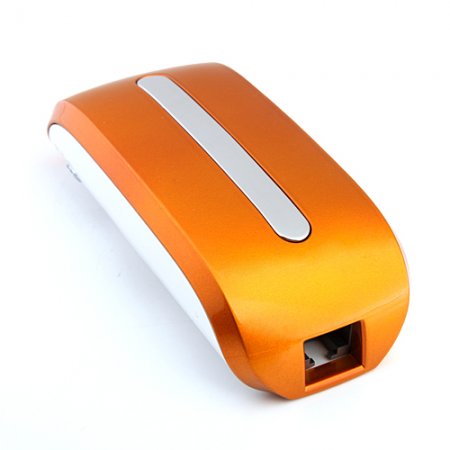 3-in-1 Mobile Power Bank 3G WiFi Router Wireless Network Storage RJ45 5200mAh- Orange