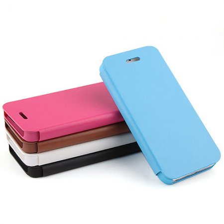 Solid Color PU Protective Case Cover for iPhone 5 5-colors