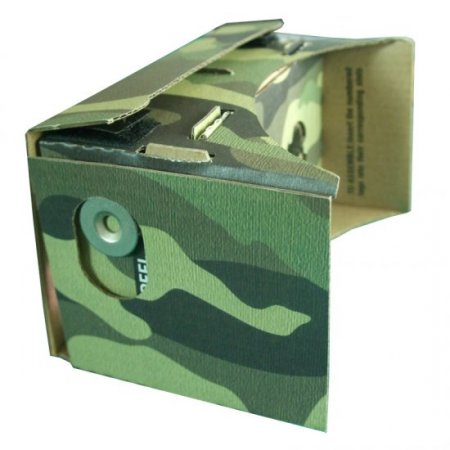 DIY Google Cardboard Virtual Reality 3D Camouflage Skin version Glasses for Smartphones