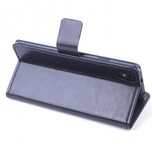 Leather Flip Cover Case Stand for Elephone G7 Smartphone Black