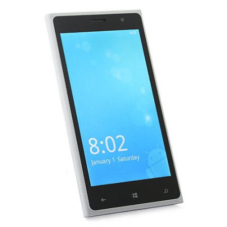 P1301 Smartphone Android 2.3 OS SC6820 1.0GHz 4.5 Inch 3.0MP Camera- White