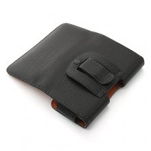 Magnetic Closure Protective Leather Case Cover for Samsung i9100 i9003 S4 HTC ONE S Black