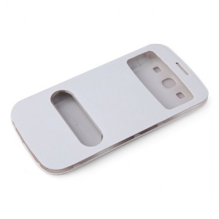 Protective Flip Cover For GALAXYS III Smartphone White