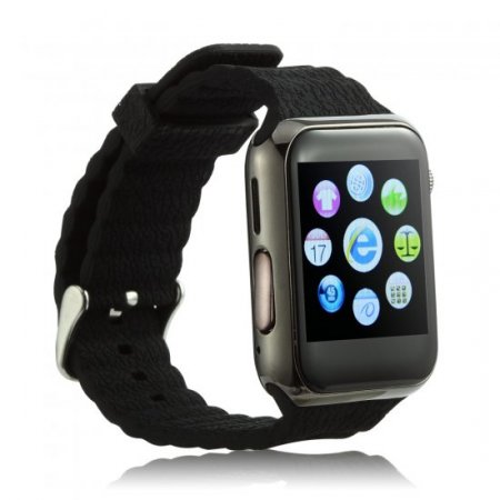 Marknano V9 Smart Watch Phone Bluetooth Watch 1.54 inch Touch Screen Heart Rate Black