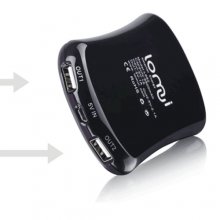 Lomui L682 6800mAh Feet Pattern Universal Power Bank for Mobile Phone PSP Tablet PC