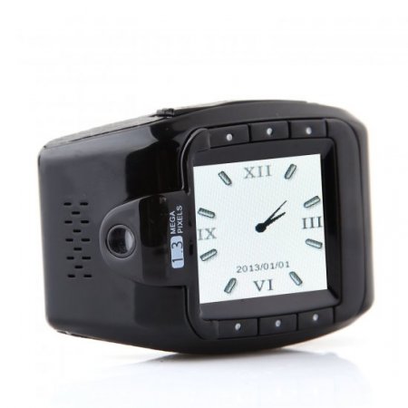 Tengda N388+ Watch Phone Quad Band Single SIM Card 1.3 Inch Bluetooth Camera FM Java