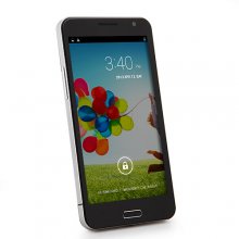 Tengda T94 Smartphone Android 4.2 MTK6589 Quad Core 1G 4G 5.0 Inch HD Screen 8.0MP Camera- Black & White