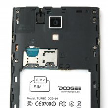 DOOGEE TURBO DG2014 Smartphone MTK6582 Quad Core 5.0 Inch IPS OGS Screen 3G Blue