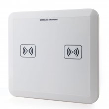 QI 6.6 Inch 2-in-1 Wireless Charger for QI Standard Smartphone White