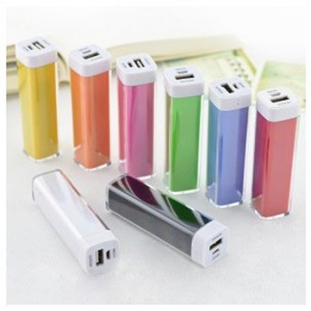 Fashion Portable 2200mAh Lipstick Style Mobile Power Bank for iPhone Mobile Phone