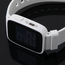 WeLoop Tommy 1.26" LCD Smart Watch w/ Bluetooth 4.0 Support Message Display -White