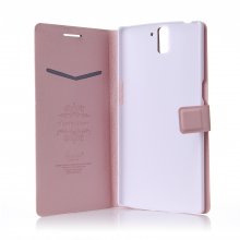 Fashion Flower Show Leather Stand Case Cover for Oneplus Smartphone Champagne