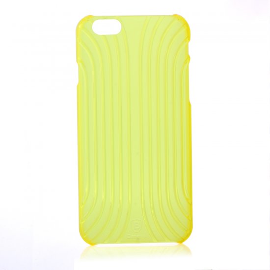Shell Style Hard Back Case Cover for iPhone 6 Transparent Yellow