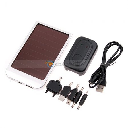 P1100F Solar Mobile Charger Bulit-in1500Amh Lithium Battery White Color