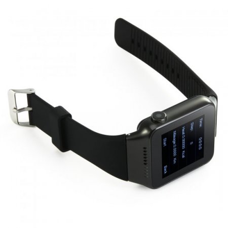 ZGPAX S39 Smart Watch Phone 1.54 Inch Touch Screen Bluetooth Camera FM Black