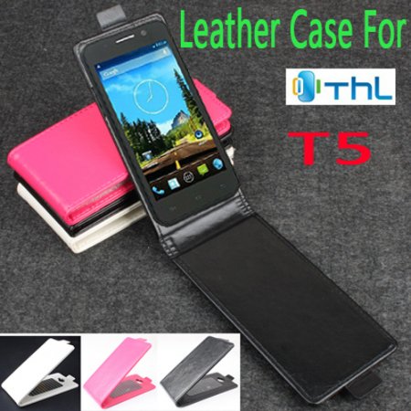 Leather Flip Case Cover for ThL T5 Smartphone 3-color